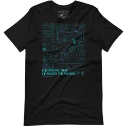 Cognitive Surplus Equations That Changed the World Graphic Tee* Unisex Graphic Tees | Math