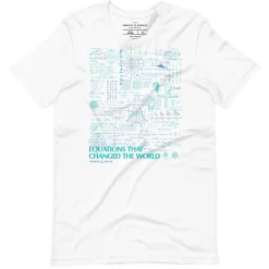 Cognitive Surplus Equations That Changed the World Graphic Tee* Unisex Graphic Tees | Math