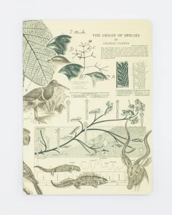 Cognitive Surplus Evolution Softcover Notebook | Charles Darwin* The Experiment | Ornithology