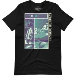 Cognitive Surplus Explore the Cosmos Graphic Tee - Teal* Unisex Graphic Tees | Engineering