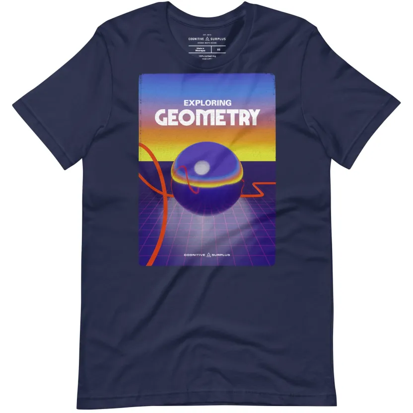 Cognitive Surplus Exploring Geometry Graphic Tee* Unisex Graphic Tees | Math