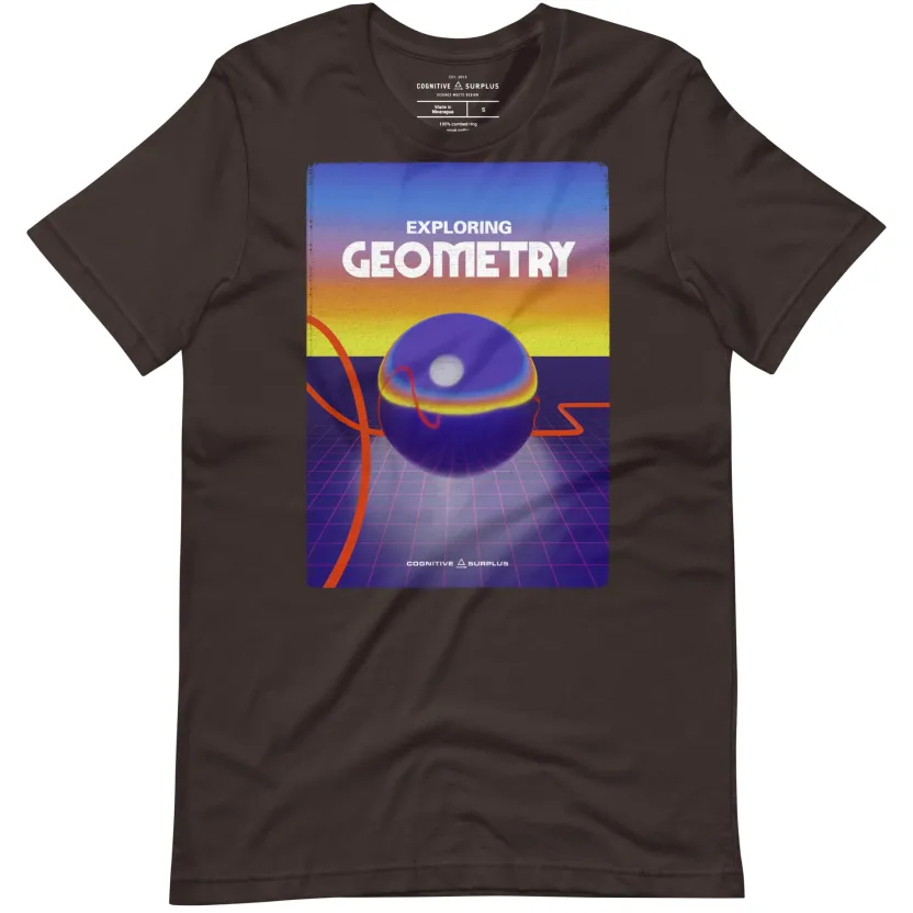 Cognitive Surplus Exploring Geometry Graphic Tee* Unisex Graphic Tees | Math