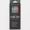 Cognitive Surplus Flame Test High-Opacity Metallic Gel Pens (Pack of 6)* Black Paper Notebooks | Pens
