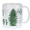 Cognitive Surplus Forest & Trees Mug 20 oz | Botanical Print Science Mug* Mugs | Biology
