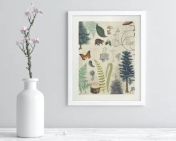 Cognitive Surplus Forest Plate 2 Museum Print | Botany Print* Wall Art | Botany