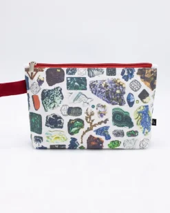 Cognitive Surplus Gems & Minerals Pencil Bag - Red* Pencil Bags | Geology + Earth Science