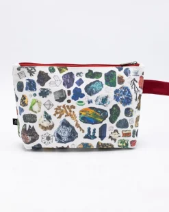 Cognitive Surplus Gems & Minerals Pencil Bag - Red* Pencil Bags | Geology + Earth Science