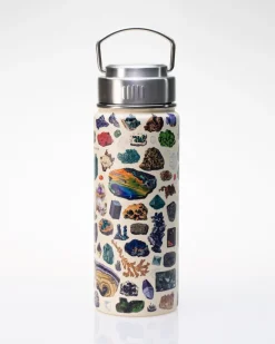 Cognitive Surplus Gems & Minerals Stainless Steel Vacuum Flask / Insulated Travel Mug* Travel Mugs | Water Bottles