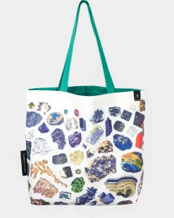 Cognitive Surplus Gems & Minerals Tote Bag | Reversible Geology Tote* Tote Bags | Geology + Earth Science