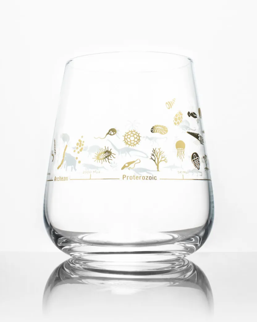 Cognitive Surplus Geologic Time Scale Wine Glass | * Wine Glasses | Paleontology