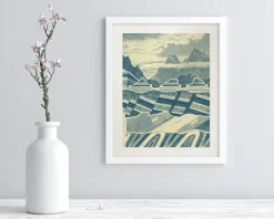 Cognitive Surplus Geology Layers Scientific Illustration Museum Print* Wall Art | Geology + Earth Science
