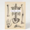 Cognitive Surplus Get Well Soon Card - Skeleton Greeting Card | * Greeting Cards | Medicine