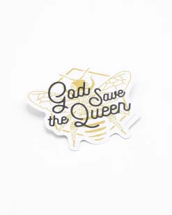 Cognitive Surplus God Save the Queen (Bee) Sticker* Stickers | Entomology