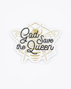 Cognitive Surplus God Save the Queen (Bee) Sticker* Stickers | Entomology