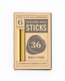 Cognitive Surplus Gold Shimmer Sealing Wax Sticks* Wax Sticks