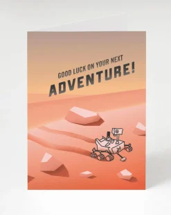 Cognitive Surplus Good Luck on Your Next Adventure - Mars Rover Greeting Card | * Greeting Cards | Astronomy