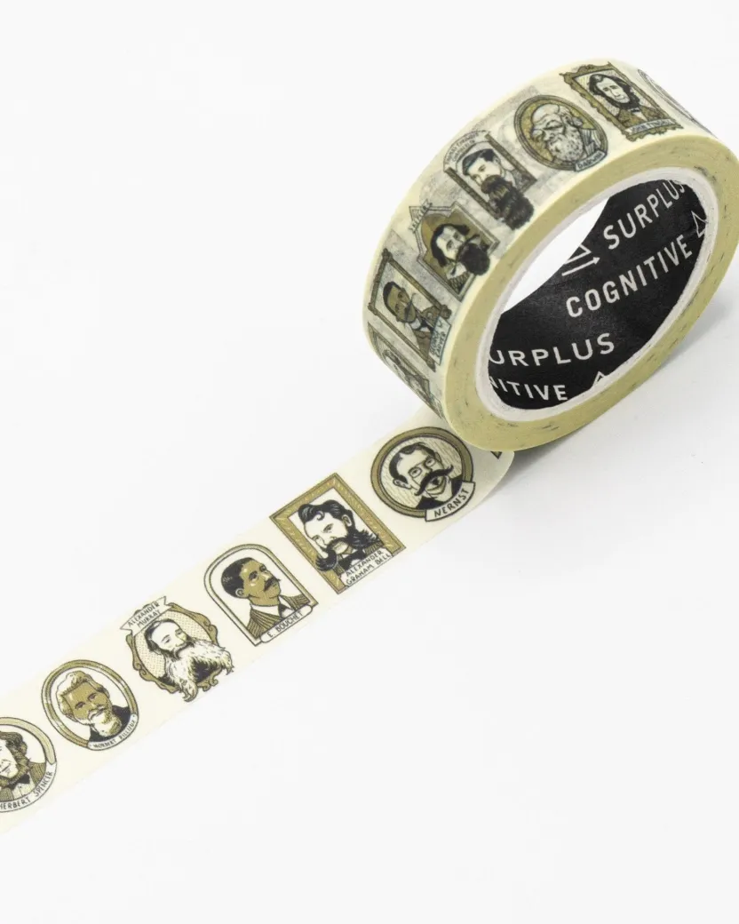 Cognitive Surplus Great Beards of Science Washi Tape* Washi Tape | Physics