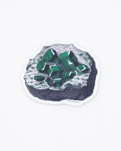 Cognitive Surplus Green Gem Sticker* Stickers | Geology + Earth Science