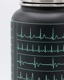 Cognitive Surplus Heartbeat 32 oz Stainless Steel Bottle by* Travel Mugs | Water Bottles