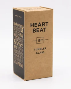 Cognitive Surplus Heartbeat Drinking Glass* Drinking Glasses | Medicine