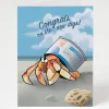 Cognitive Surplus Hermit Crab Housewarming Card | * Greeting Cards | Marine Biology
