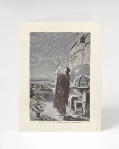 Cognitive Surplus Hipparchus in the Observatory Greeting Card - Astronomy Stationery* Greeting Cards | Astronomy