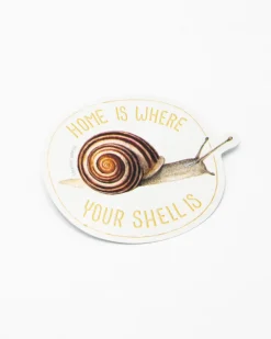 Cognitive Surplus Home is Where Your Shell is Sticker* Stickers | Biology