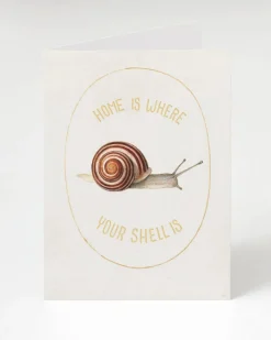 Cognitive Surplus Home is Where Your Shell is | * Greeting Cards | Biology