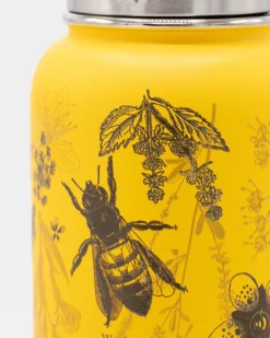 Cognitive Surplus Honey Bee 32 oz Stainless Steel Bottle by* Travel Mugs | Water Bottles