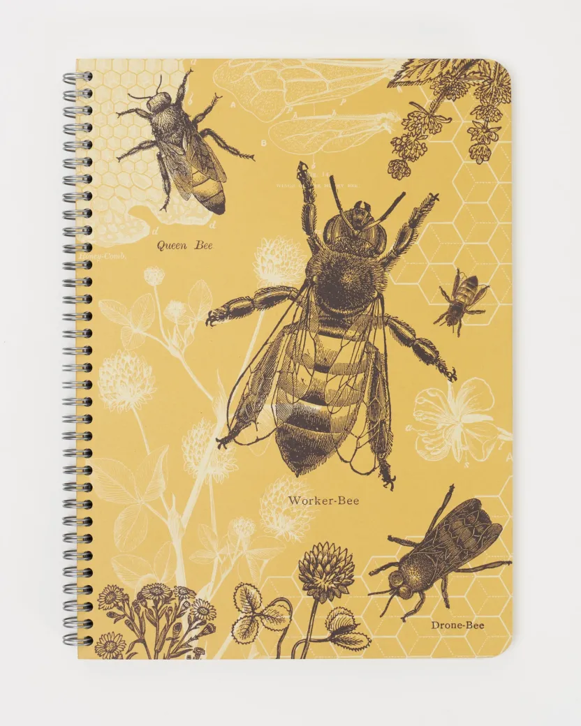 Cognitive Surplus Honey Bee Spiral Notebook | * The Helix | Entomology
