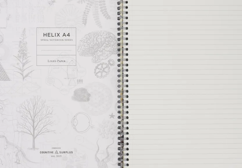 Cognitive Surplus Honey Bee Spiral Notebook | * The Helix | Entomology
