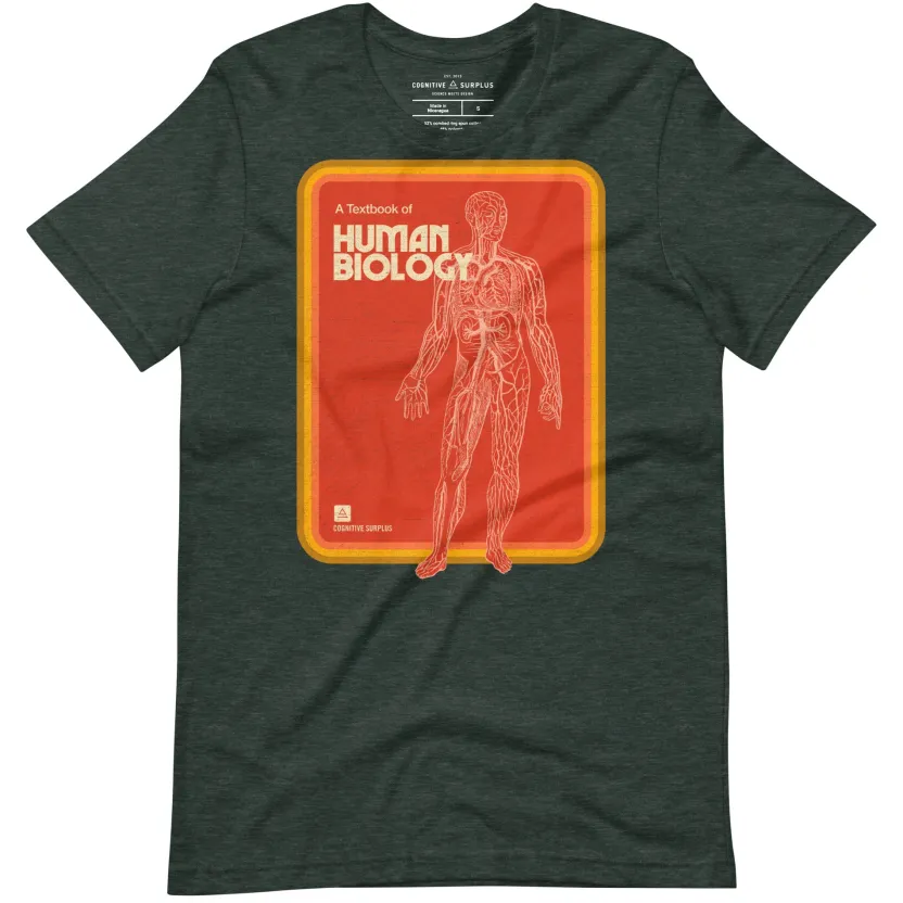 Cognitive Surplus Human Biology Graphic Tee* Unisex Graphic Tees | Medicine