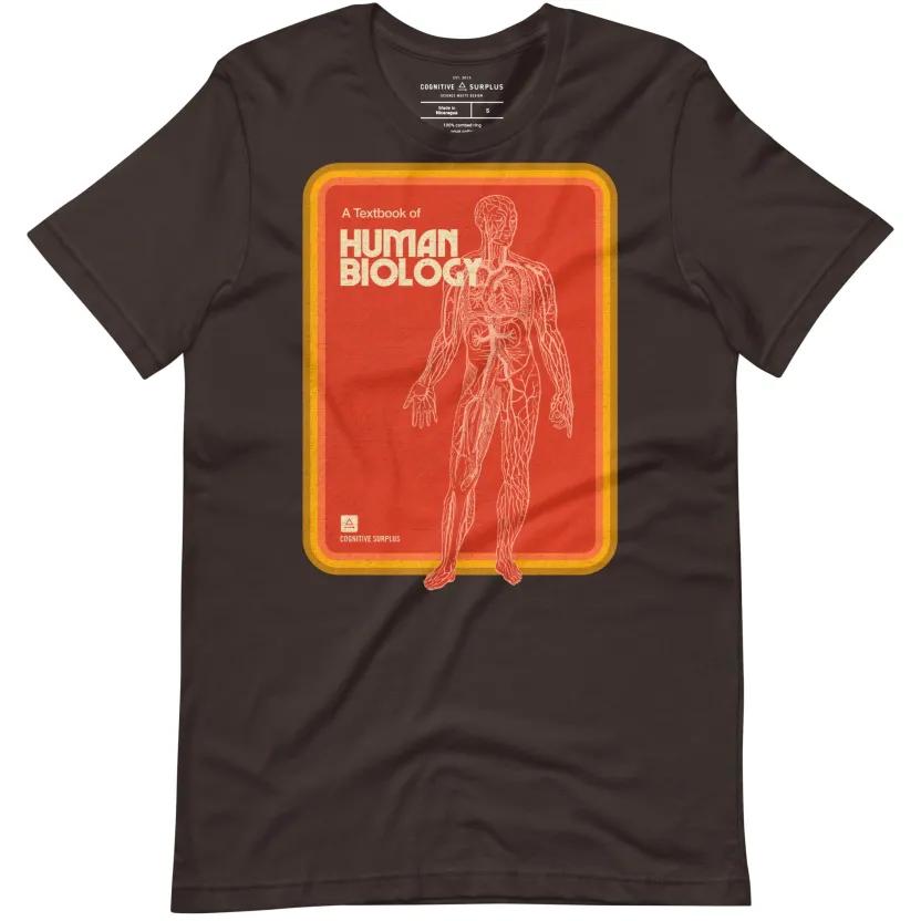 Cognitive Surplus Human Biology Graphic Tee* Unisex Graphic Tees | Medicine
