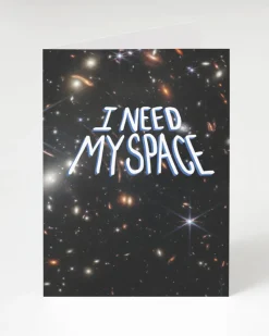Cognitive Surplus I Need My Space - Astronomy Greeting Card | * Greeting Cards | Astronomy
