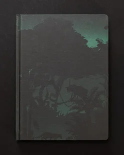 Cognitive Surplus Jungle at Night Dark Matter Black Paper Notebook by* Black Paper Notebooks | The Dark Matter