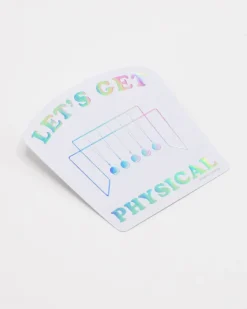 Cognitive Surplus Let's Get Physical Sticker* Stickers | Physics
