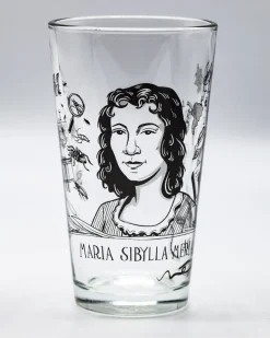 Cognitive Surplus Maria Sibylla Merian Pint Glass | Insect Mug* Beer Glasses | Entomology