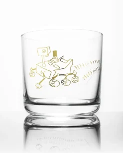 Cognitive Surplus Mars Rover Whiskey Glass - Scotch Glass | * Rocks Glasses | Astronomy