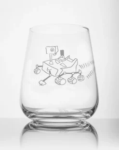 Cognitive Surplus Mars Rover Wine Glass - Perseverance | * Wine Glasses | Engineering