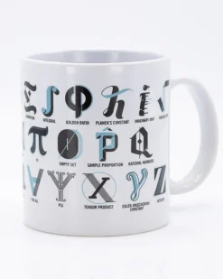 Cognitive Surplus Mathematical Alphabet Mug 20 oz | Physics Gift* Mugs | Math