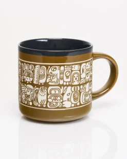 Cognitive Surplus Maya Script Mug - Hand Carved | * Mugs | Anthropology & Archaeology