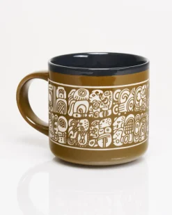 Cognitive Surplus Maya Script Mug - Hand Carved | * Mugs | Anthropology & Archaeology