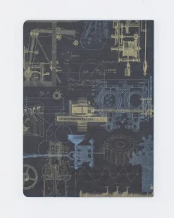 Cognitive Surplus Mechanical Engineering Softcover Notebook | Dot Grid Journal* The Experiment | Physics