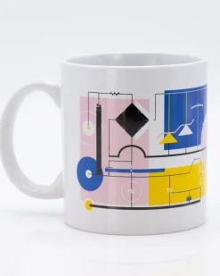 Cognitive Surplus Modern Art Circuit Mug 20 oz | Physics Gift* Mugs | Physics