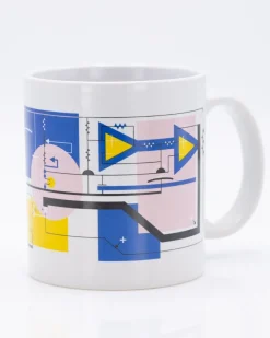 Cognitive Surplus Modern Art Circuit Mug 20 oz | Physics Gift* Mugs | Physics