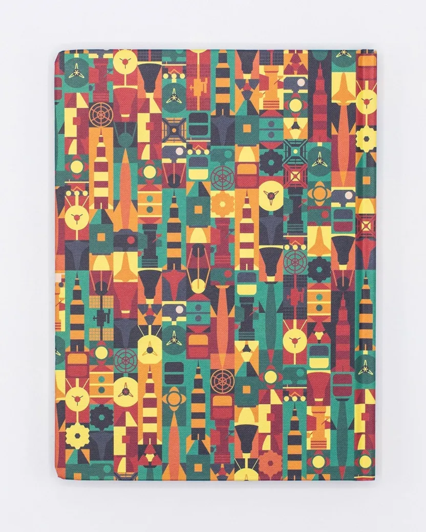 Cognitive Surplus Moon Hardcover Notebook | Apollo 11 Astronomy Print* The Hypothesis | Physics