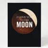 Cognitive Surplus Moon Love Card - Astronomy Love Card | * Greeting Cards | Astronomy