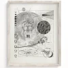 Cognitive Surplus Moon Scientific Illustration Museum Print* Wall Art | Geology + Earth Science