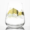 Cognitive Surplus Mountain Peaks of the World Wine Glass | * Wine Glasses | Geology + Earth Science