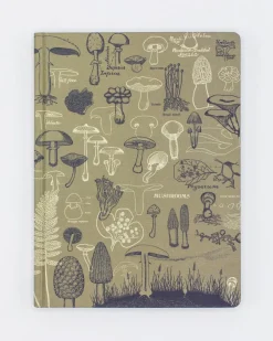 Cognitive Surplus Mushroom Notebook - Hardcover | Dot Grid Journal* The Hypothesis | Kitchen Science